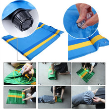 Load image into Gallery viewer, 5cm Thick Inflatable Automatic SUV Car Inflatable Bed Travel Car Outdoor Air Mattress Bed Car Auto Sources Bed Travel Bed, Orange, Blue
