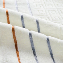 Load image into Gallery viewer, 3 PCS Plaid Cotton Towel Bath Set