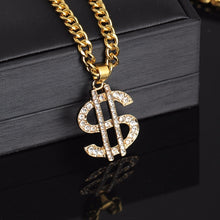 Load image into Gallery viewer, Hip-Hop S Shape Necklace Sweater Chain