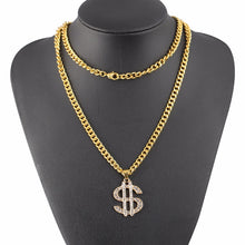Load image into Gallery viewer, Hip-Hop S Shape Necklace Sweater Chain