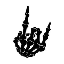Load image into Gallery viewer, 10 PCS QYPF Skull Finger Pattern Car Sticker Vinyl Decoration, Size: 13x18cm, Skull Finger