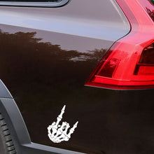 Load image into Gallery viewer, 10 PCS QYPF Skull Finger Pattern Car Sticker Vinyl Decoration, Size: 13x18cm, Skull Finger