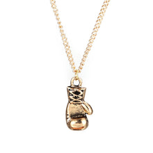 Load image into Gallery viewer, Punk Retro Mini Boxing Glove Necklace, gold, silver