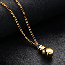 Load image into Gallery viewer, Punk Retro Mini Boxing Glove Necklace, gold, silver