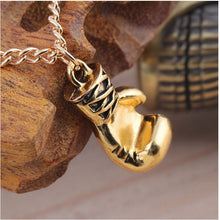 Load image into Gallery viewer, Punk Retro Mini Boxing Glove Necklace, gold, silver