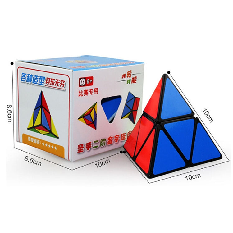 Creative Shaped Second-order Triangular Tetrahedron Rubik Cube Children Educational Toys
