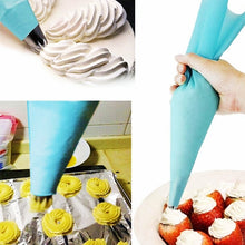 Load image into Gallery viewer, 4 PCS Silicone Icing Piping Cream Pastry Bag Nozzle DIY Cake Decorating Tools, Cream Pastry Bag(Blue), Cream Pastry Bag(White), Cream Pastry Bag(Pink), Cream Pastry Bag(Green)