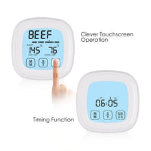 Load image into Gallery viewer, Home Tactile Screen Electronic Barbecue Thermometer Kitchen Food Therapeutic Timer