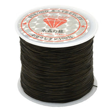 Load image into Gallery viewer, 50m/bag 0.5mm Round Elastic Cord Beading Stretch Thread/String/Rope for Necklace Bracelet Jewelry Making