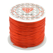 Load image into Gallery viewer, 50m/bag 0.5mm Round Elastic Cord Beading Stretch Thread/String/Rope for Necklace Bracelet Jewelry Making