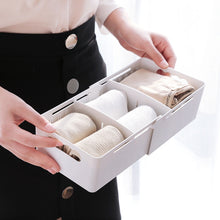 Load image into Gallery viewer, Retractable And Adjustable Three Pane Socks Storage Box
