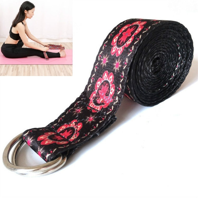 Color Pattern Stretch Band Yoga Stretch Band, Size: 185 x 3.8cm