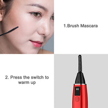 Load image into Gallery viewer, Electric Eyelash Curler  Charging Beauty Tool, 380mAh (White)