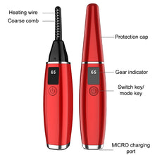 Load image into Gallery viewer, Electric Eyelash Curler  Charging Beauty Tool, 380mAh (White)
