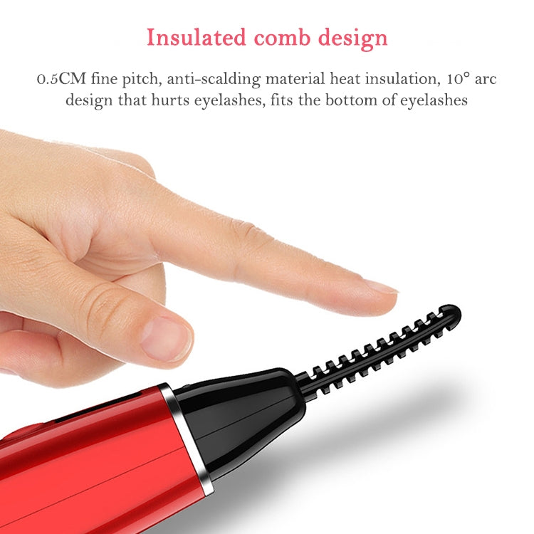 Electric Eyelash Curler  Charging Beauty Tool, 380mAh (White)