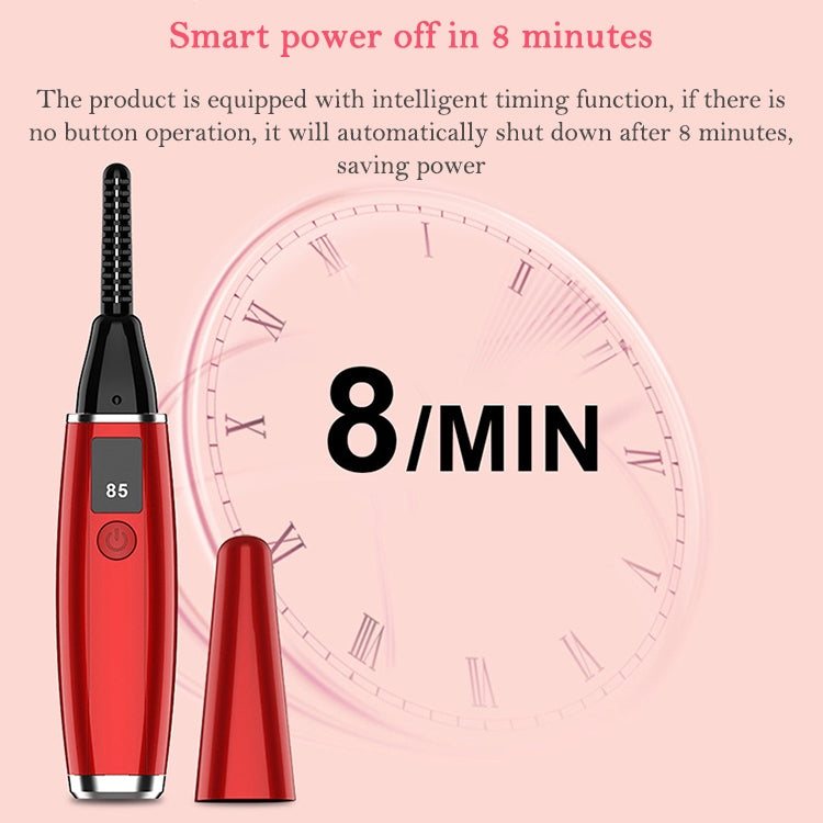 Electric Eyelash Curler  Charging Beauty Tool, 380mAh (White)