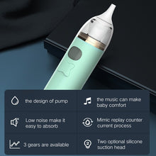 Load image into Gallery viewer, Music Baby Nasal Aspirator Newborn Electric Snot Cleaner
