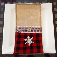Load image into Gallery viewer, Christmas Knife And Fork Set Christmas Decorations Restaurant Hotel Decoration Checkered, Snowflake, Bowknot