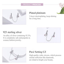 Load image into Gallery viewer, S925 Silver Cat Safety Chain DIY Bracelet Accessories