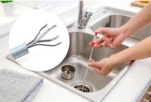 Load image into Gallery viewer, Metal Wire Brush Hand Kitchen Sink Cleaning Hook Sewer Dredging Device, 60cm