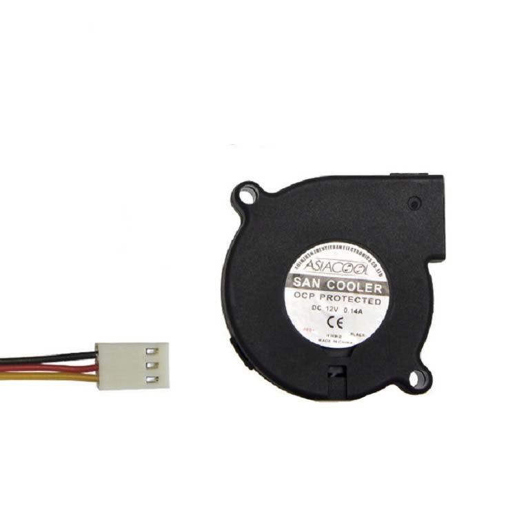 ASIACOOL Silent Turbo Blower Fan, 5015 12V, 7530 12V, 9733 12V, 12032 24V