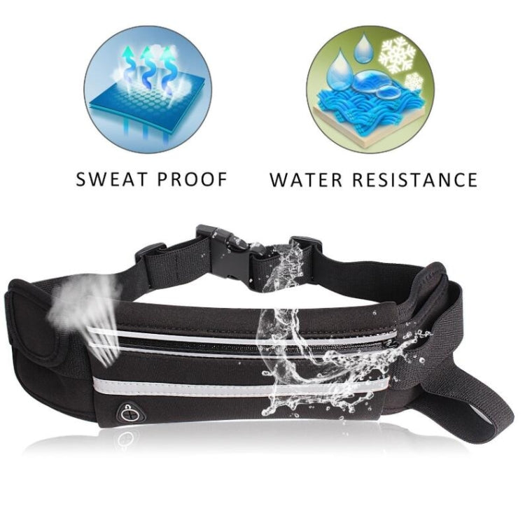 Kettle Pockets Outdoor Sports Mobile Phone Pockets Waist Bag, Green, Orange, Rose Red, Sky Blue, Black
