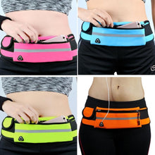 Load image into Gallery viewer, Kettle Pockets Outdoor Sports Mobile Phone Pockets Waist Bag, Green, Orange, Rose Red, Sky Blue, Black