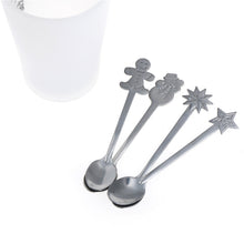 Load image into Gallery viewer, 2 Sets Creative Stainless Steel Christmas Cutlery Four-piece Set