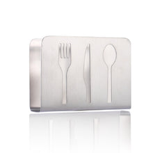 Load image into Gallery viewer, Restaurant Hotel Napkin Nolder Paper Towel Holder Stainless Steel Square Towel Holder, Tableware (Sanding), Grilles (Sanding), Grilles (Bright Light), Plant (Sanding), Lovers (Sanding)