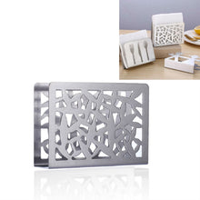 Load image into Gallery viewer, Restaurant Hotel Napkin Nolder Paper Towel Holder Stainless Steel Square Towel Holder, Tableware (Sanding), Grilles (Sanding), Grilles (Bright Light), Plant (Sanding), Lovers (Sanding)