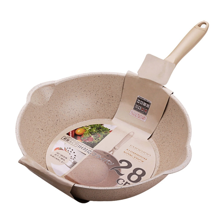 Thick Bottom Maifan Stone Household Small Frying Pan Non Stick Pan Deep Frying Pan, 20cm Black Without Cover, 20cm Beige Without Cover, 24cm Black Without Cover, 24cm Beige Without Cover, 26cm Black Without Cover, 26cm Beige Without Cover              ...