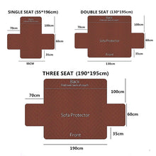Load image into Gallery viewer, Reversible Machine Washable Sofa Couch Covers Anti-slip Recliner Sofa Protective Mat for Pet Dogs Cats, 55x196cm, 130x196cm, 190x196cm