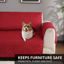 Load image into Gallery viewer, Reversible Machine Washable Sofa Couch Covers Anti-slip Recliner Sofa Protective Mat for Pet Dogs Cats, 55x196cm, 130x196cm, 190x196cm