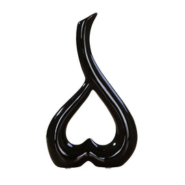 Heart Shape Creative Ceramic Flower Vase Home Decor Wedding Festival Office Desktop Decoration