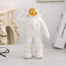 Load image into Gallery viewer, Astronaut Ceramic Model Dried Flowers Ceramic Vase for Tabletop Decor Tool