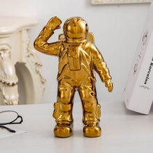Load image into Gallery viewer, Astronaut Ceramic Model Dried Flowers Ceramic Vase for Tabletop Decor Tool