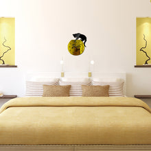 Load image into Gallery viewer, 3D Acrylic Cat Mirror Wall Clock DIY Fashion Home Decoration