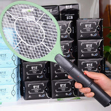 Load image into Gallery viewer, Hand Racket Mosquito Swatter Insect Home Garden Pest Bug Fly Mosquito Zapper Swatter Killer Electric Fly Swatter