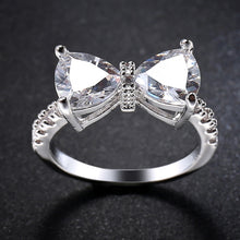 Load image into Gallery viewer, Female Fashion Lovely Bowknot Design Zircon Ring, 6, 7, 8, 9, 10