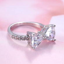 Load image into Gallery viewer, Female Fashion Lovely Bowknot Design Zircon Ring, 6, 7, 8, 9, 10