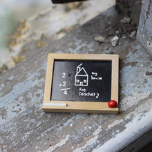 Load image into Gallery viewer, Doll House Miniature Accessories Wooden Blackboard Model Toy