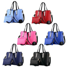 Load image into Gallery viewer, 2 in 1 Vintage Messenger Bags Shoulder Handbag Women Crocodile Pattern Composite Bag Leather Wallet