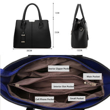 Load image into Gallery viewer, 2 in 1 Vintage Messenger Bags Shoulder Handbag Women Crocodile Pattern Composite Bag Leather Wallet