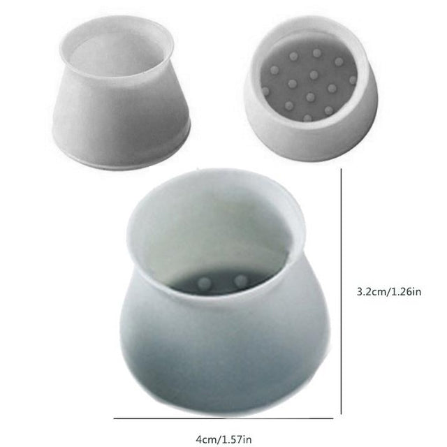 4pcs Universal Silicone Table and Chair Foot Protection Cover