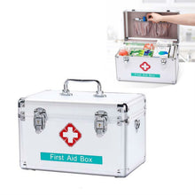 Load image into Gallery viewer, Emergency Aluminum Medicine Cabinet for Household Aluminum Alloy Medicine Box Enterprise, 10 inch Small, 12 inch Mdeium, 14 inch Large, 16 inch Extra Large