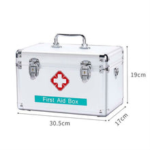 Load image into Gallery viewer, Emergency Aluminum Medicine Cabinet for Household Aluminum Alloy Medicine Box Enterprise, 10 inch Small, 12 inch Mdeium, 14 inch Large, 16 inch Extra Large