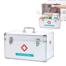 Load image into Gallery viewer, Emergency Aluminum Medicine Cabinet for Household Aluminum Alloy Medicine Box Enterprise, 10 inch Small, 12 inch Mdeium, 14 inch Large, 16 inch Extra Large