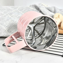 Load image into Gallery viewer, Stainless Steel  Flour Sieve Baking Tool Hand-Pressed Flour Sieve