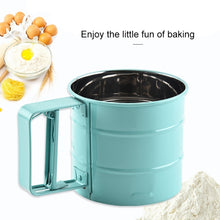Load image into Gallery viewer, Stainless Steel  Flour Sieve Baking Tool Hand-Pressed Flour Sieve