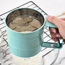 Load image into Gallery viewer, Stainless Steel  Flour Sieve Baking Tool Hand-Pressed Flour Sieve